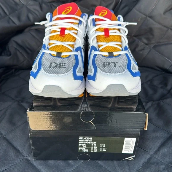 ASICS GEL-Kayano 14 x Gallery Dept White Pure Silver Sneakers